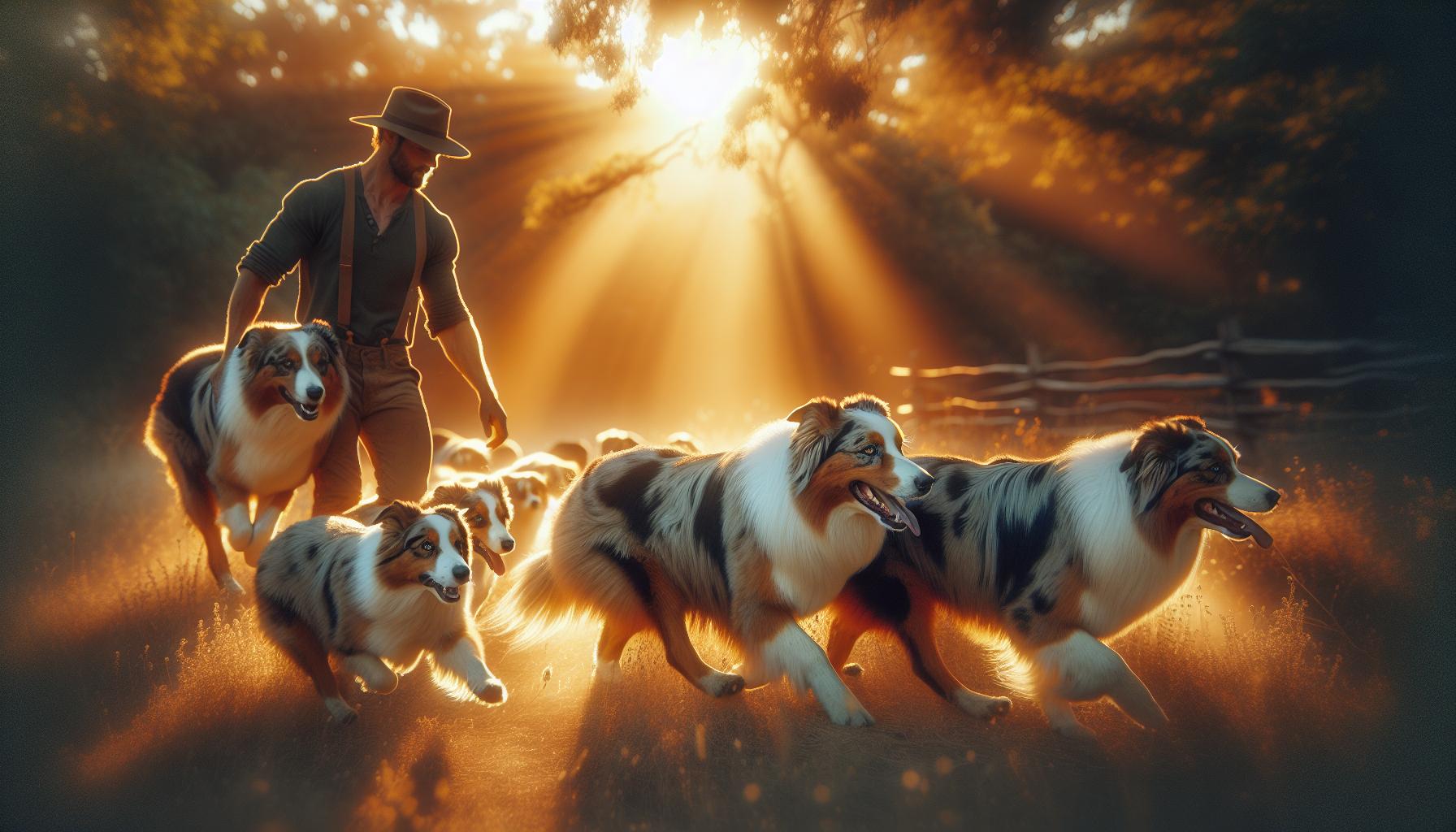 How Australian Shepherds Demonstrate Herding Behavior